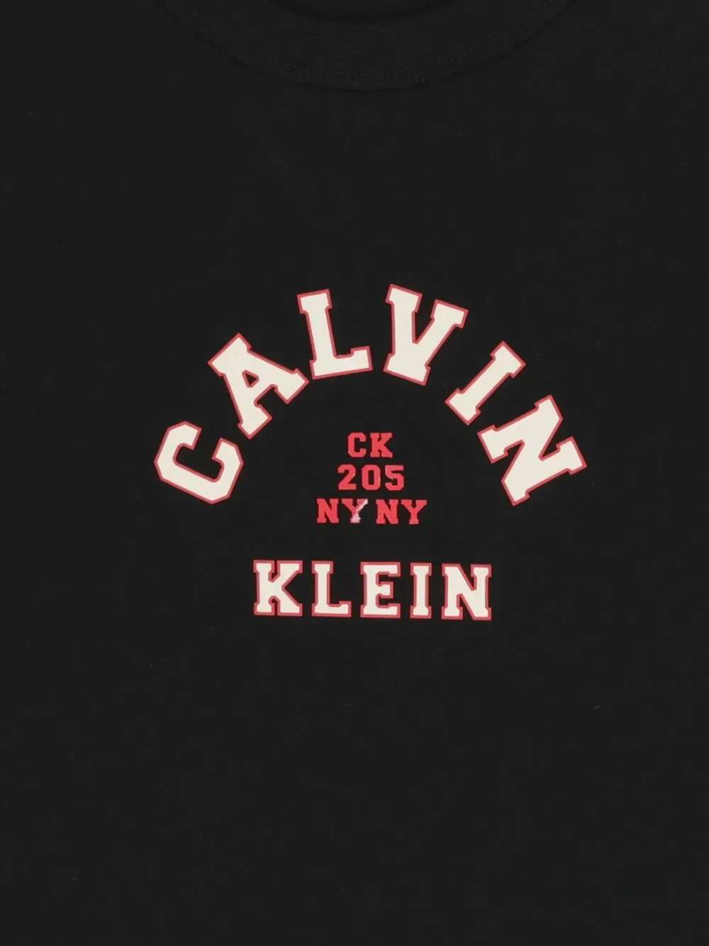 Футболка с коротким рукавом и графическим принтом Calvin Klein Kids, черный — фото 3