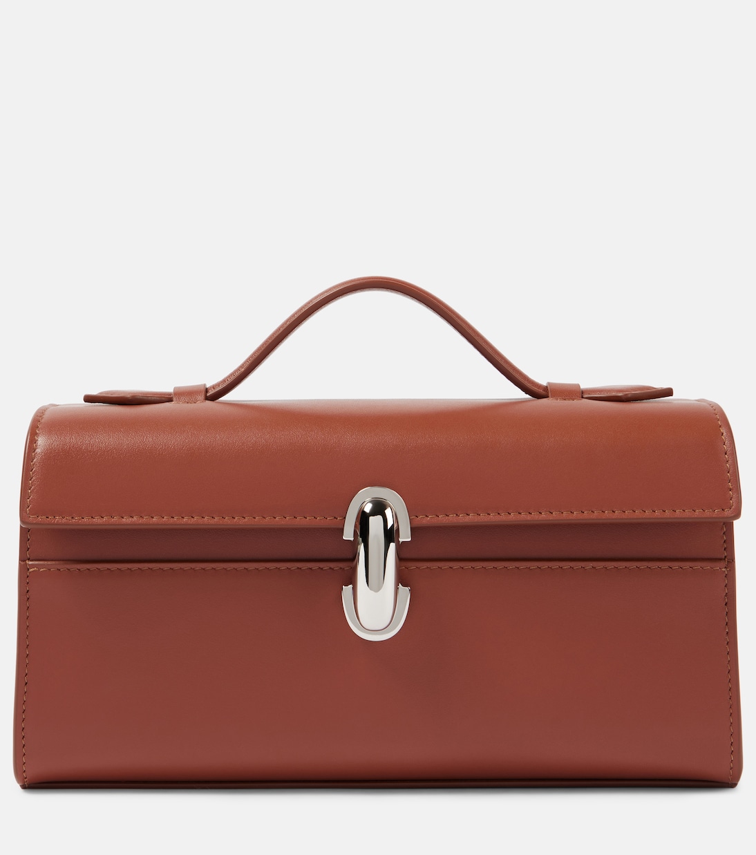 

Симметричная кожаная сумка-портфель Pochette Savette, Maple