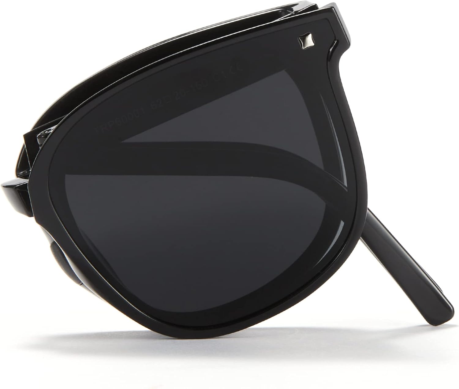 

Солнцезащитные очки Cyxus Trendy Polarized Folding Cat Eye для женщин и мужчин, защита от УФ-излучения UV400, антибликовое покрытие, материал TR90, сверхлегкие, складные, 1801b01caus