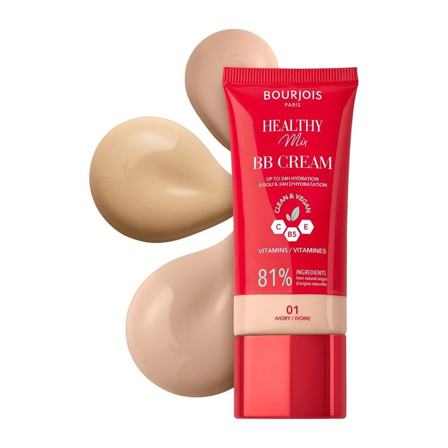 Bourjois Healthy Mix кроющий BB-крем с витаминами C, E и комплексом B5 №. 03 Бежевый, 30 мл — фото 2