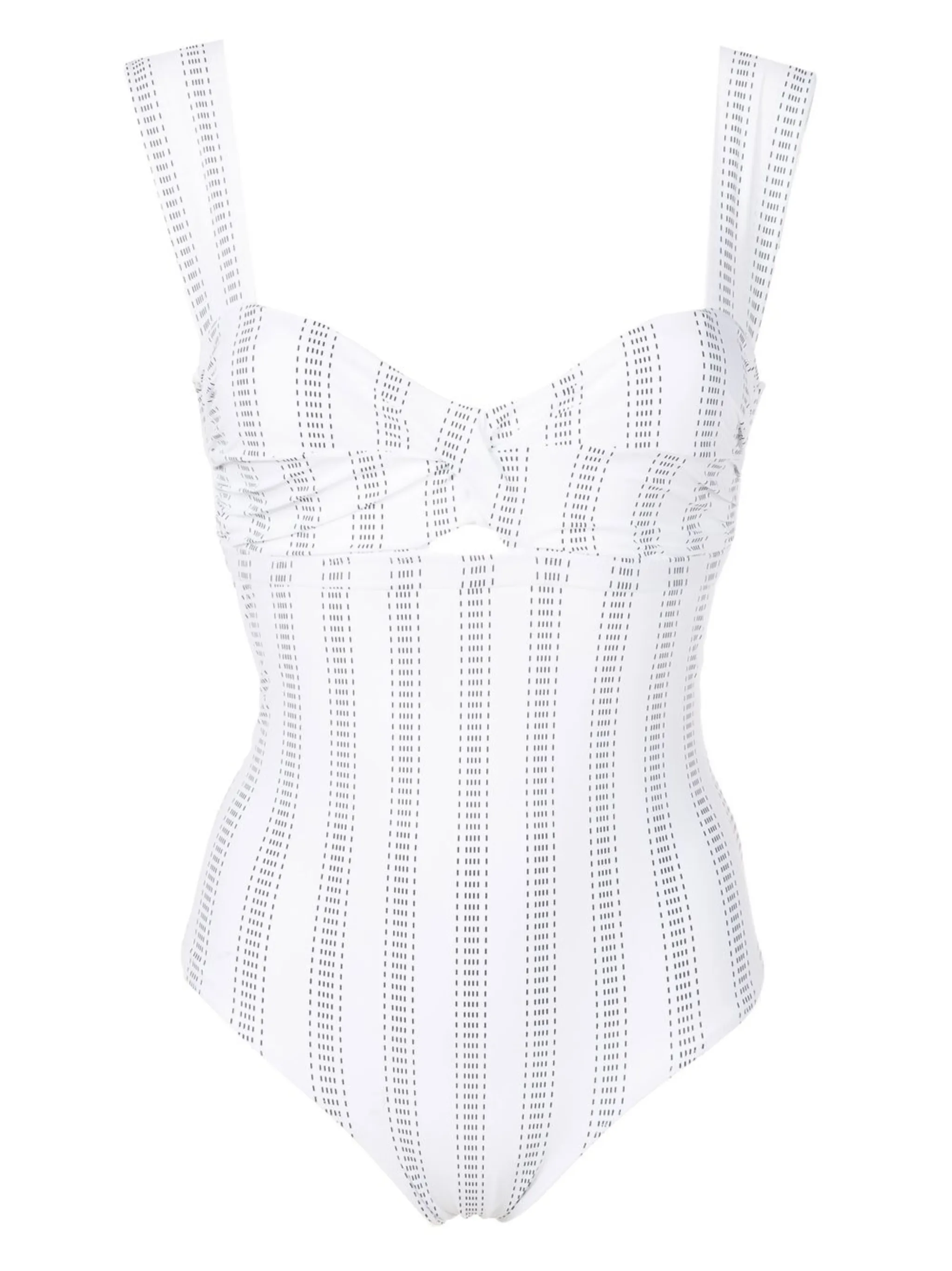 

Купальник в полоску Amir Slama, белый