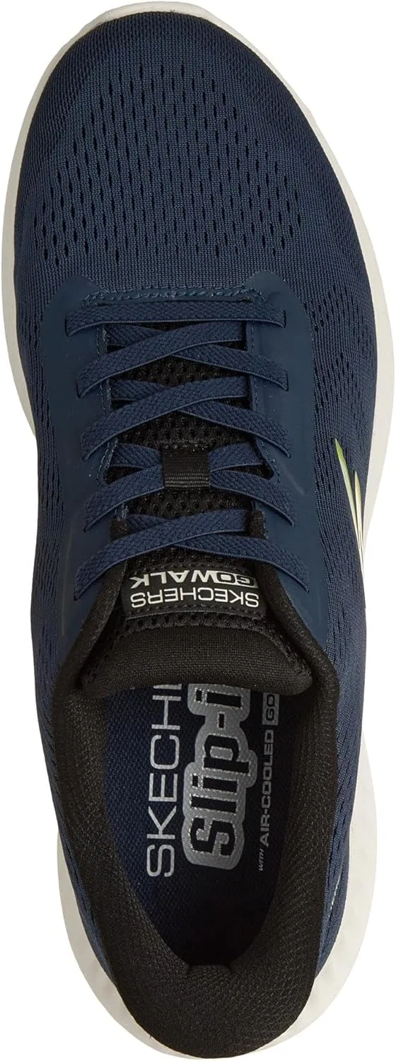 Мужские кроссовки Skechers Go Walk Now Payton, Navy Textile Trim — фото 3