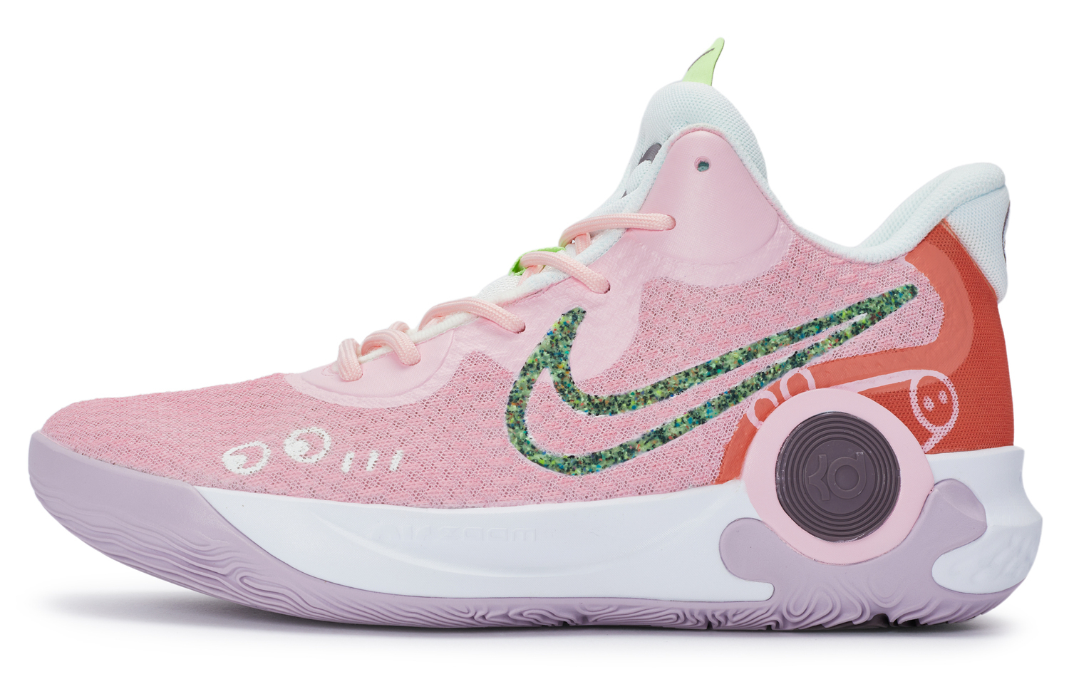 

Nike Трей 5 винтажные баскетбольные кроссовки мужские мидтоп сине-розовые, цвет Pink Blue