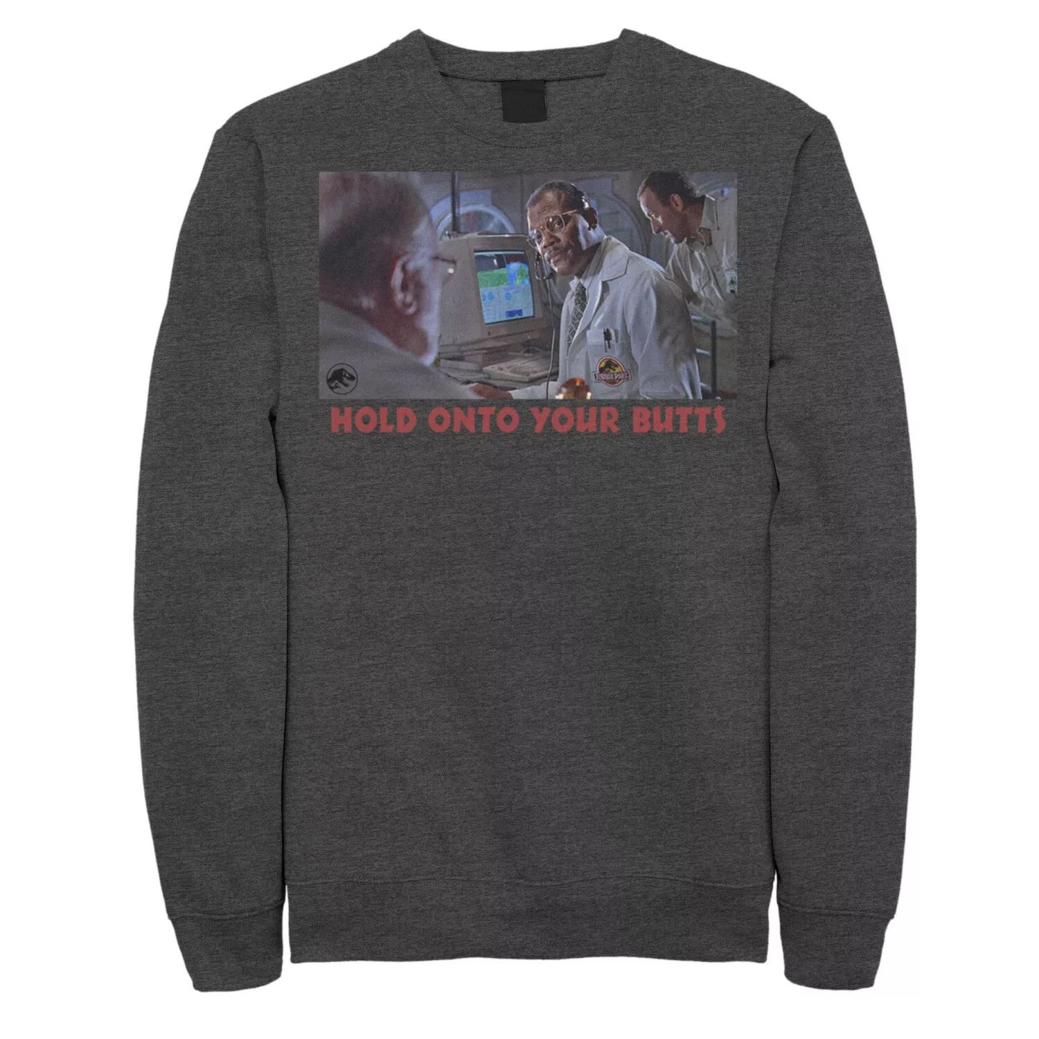 

Мужской свитшот с фотографией Doctor Ray Arnold Hold Onto Your Butts Jurassic Park