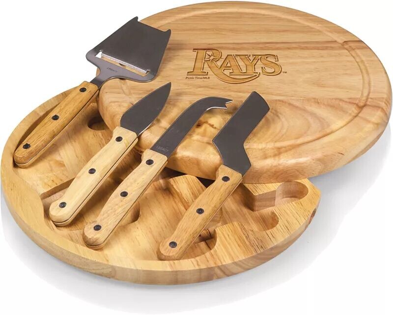 

Picnic Time Tampa Bay Rays Circus Набор сырной доски и ножей