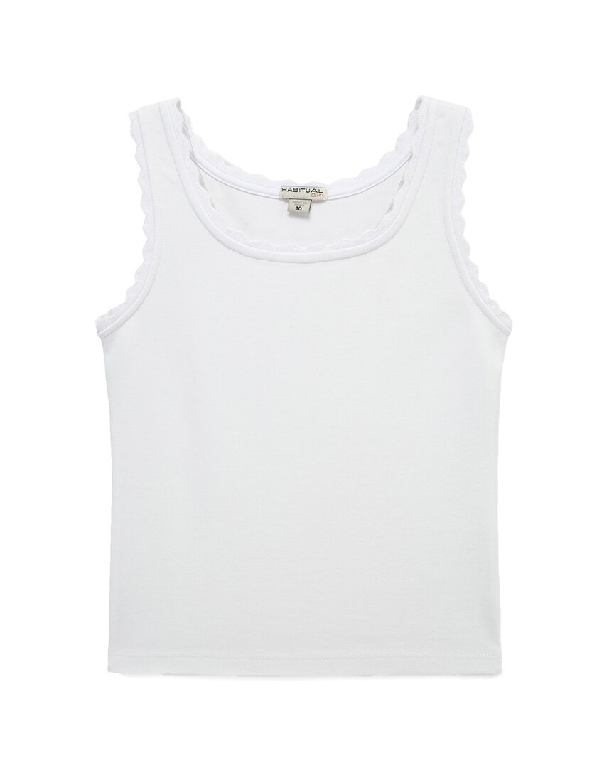 

Привычный резервуар с волнистым краем Habitual, белый