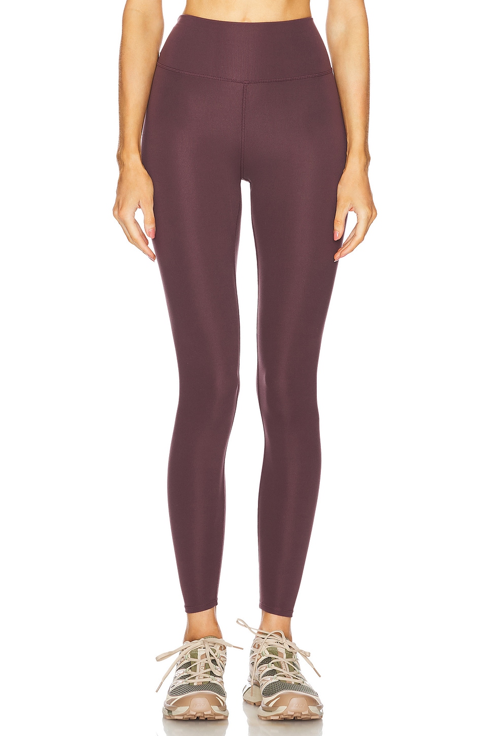 

Леггинсы руни Wellbeing + Beingwell, цвет raisin