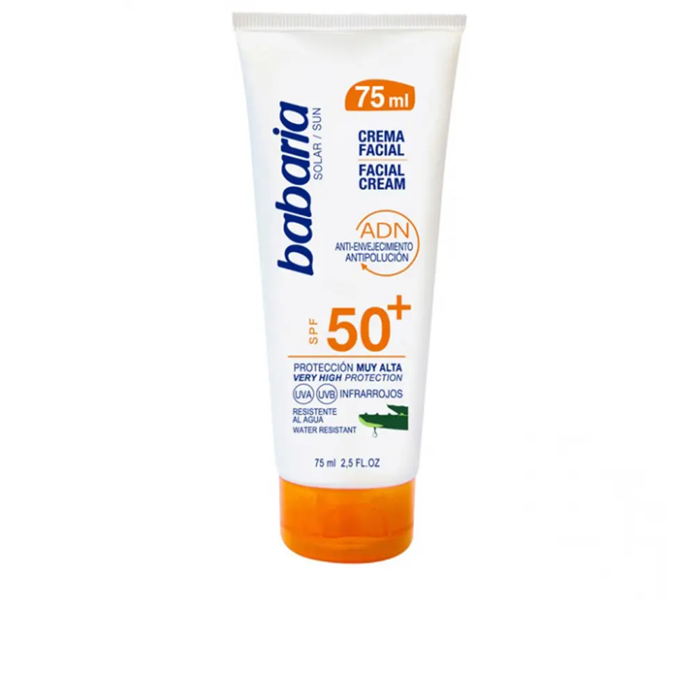 

Солнцезащитный крем Solar Adn Crema Facial Aloe Vera Spf50 Babaria, 75 мл