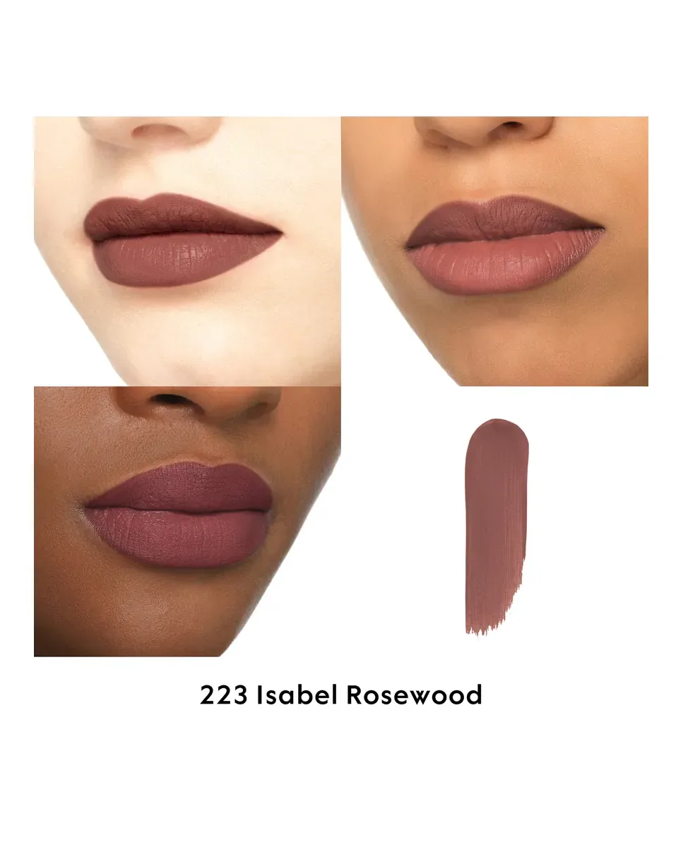 Жидкая помада с матовым мягким финишем Gucci, 223 - Isabel Rosewood — фото 4