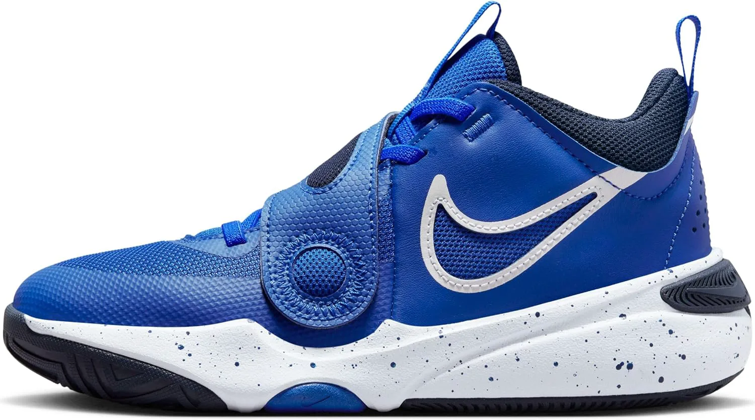 Баскетбольные кроссовки Nike Team Hustle D 11 (GS) для детей и подростков, унисекс, белый — фото 3