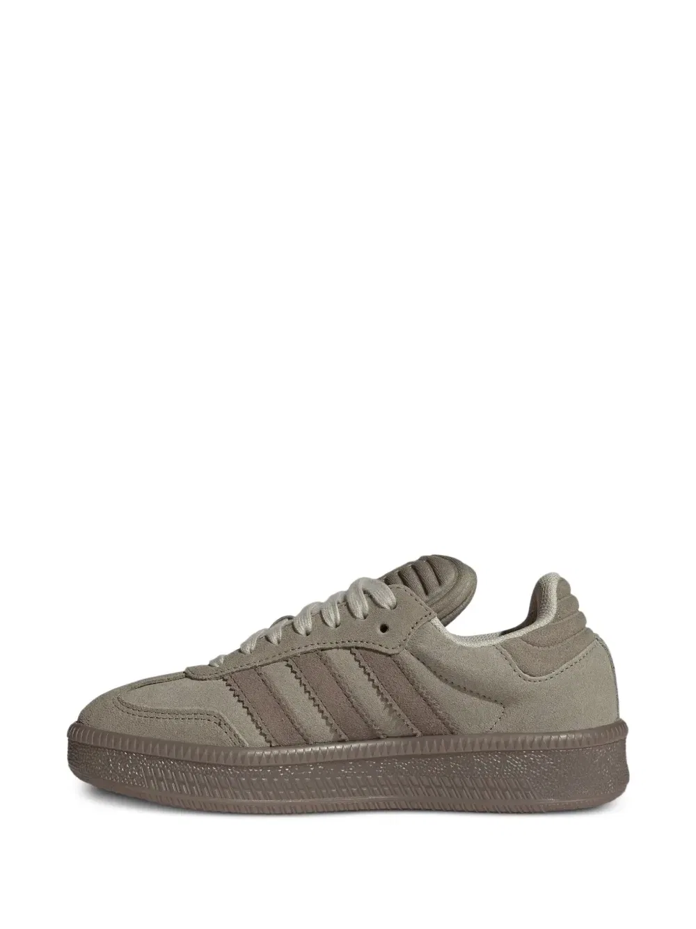 Кроссовки Samba Adidas Kids, бежевый — фото 4