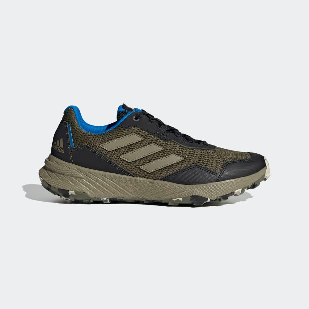 Мужские кроссовки Adidas Tracefinder для трейлраннинга, оливковый/зеленый/синий — фото 2