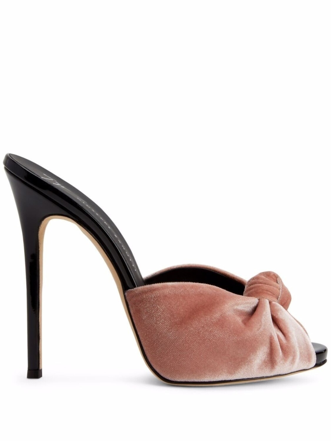 

Giuseppe Zanotti бархатные босоножки Bridget, розовый