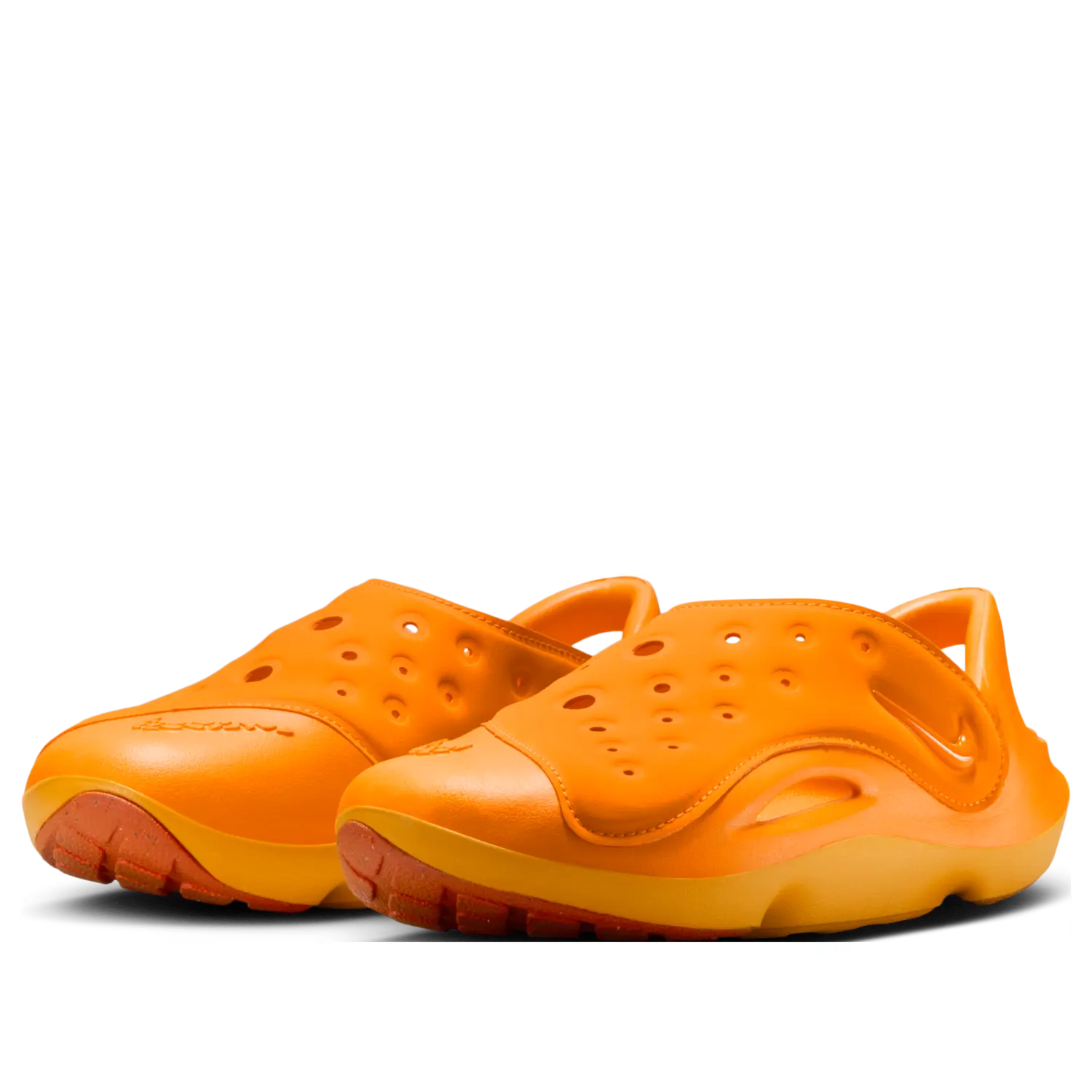 Кроссовки (PS) Nike Aqua Swoosh 'Orange Peel Picante Red' — фото 4