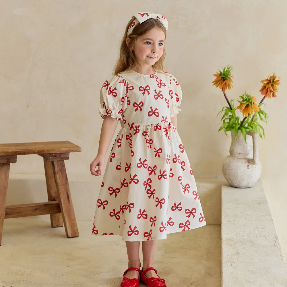 Детское платье Bella Ribbon Puff от Bebetailor