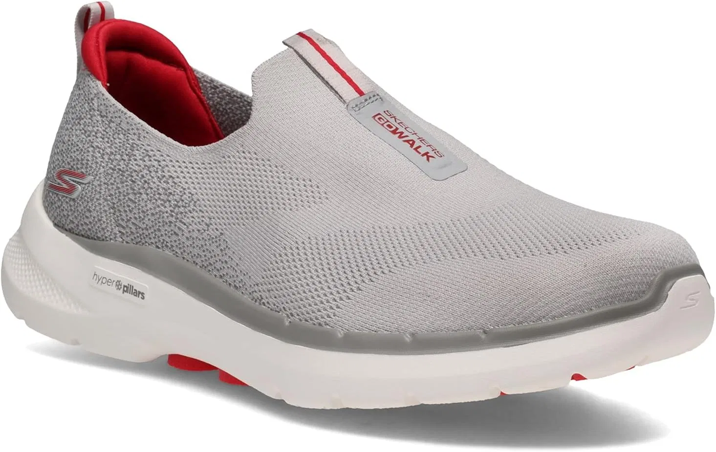 Женские кроссовки Skechers Premium, Grey Red — фото 3
