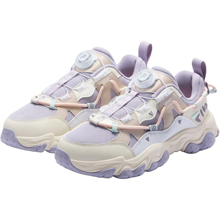 Heritage FHT Rebound Low top детские беговые кроссовки FILA KIDS, черный/Space серебряный-BS — фото 4
