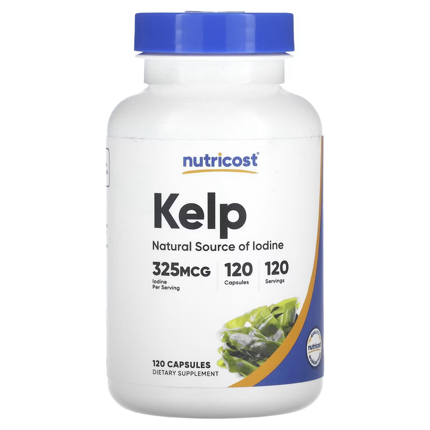 

Келп Nutricost 325 мг, 120 капсул