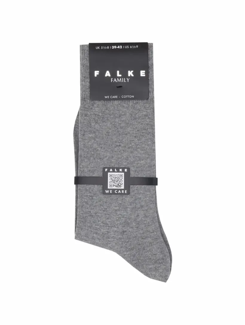 

Хлопковые носки с логотипом Falke, серый