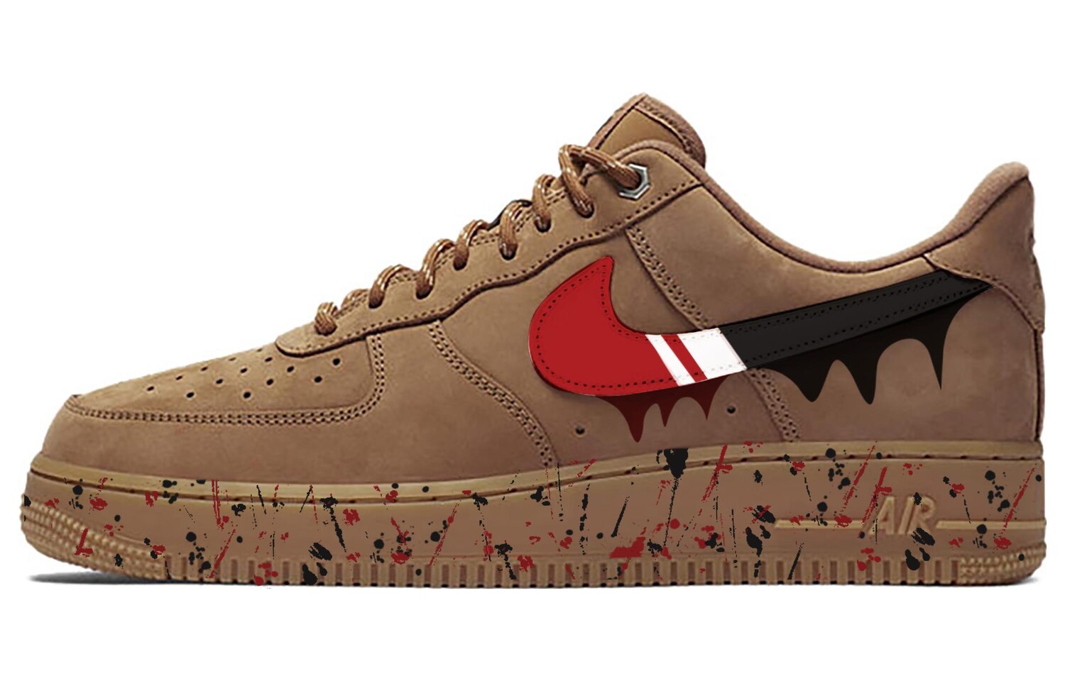 

Обувь для скейтбординга Nike Air Force 1 унисекс, Wheat