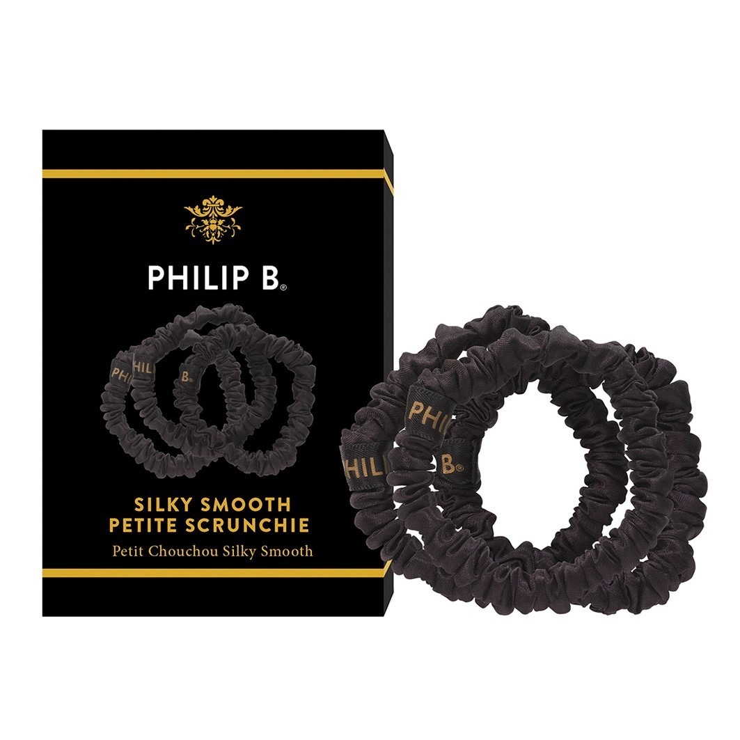 

Резинка для волос petite black scrunchie Philip B, количество 1 шт.