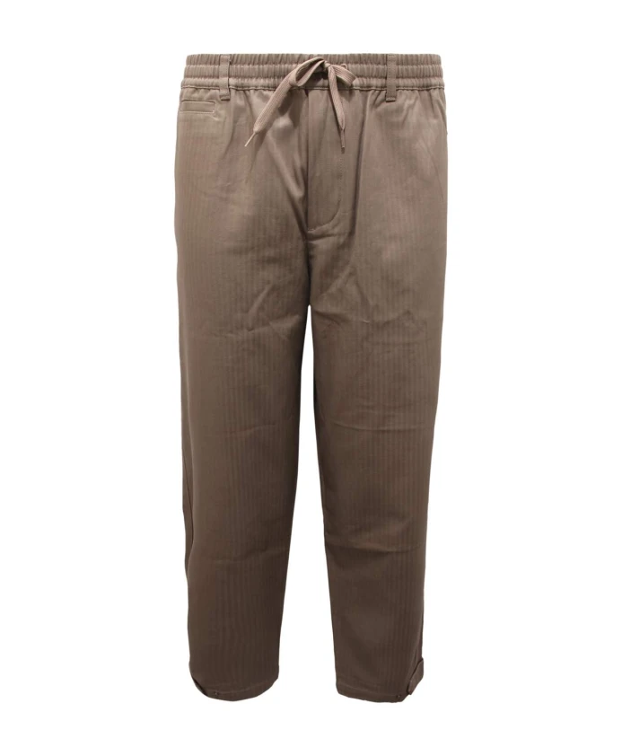 

Полосатые брюки зеленого цвета Armani, коричневый