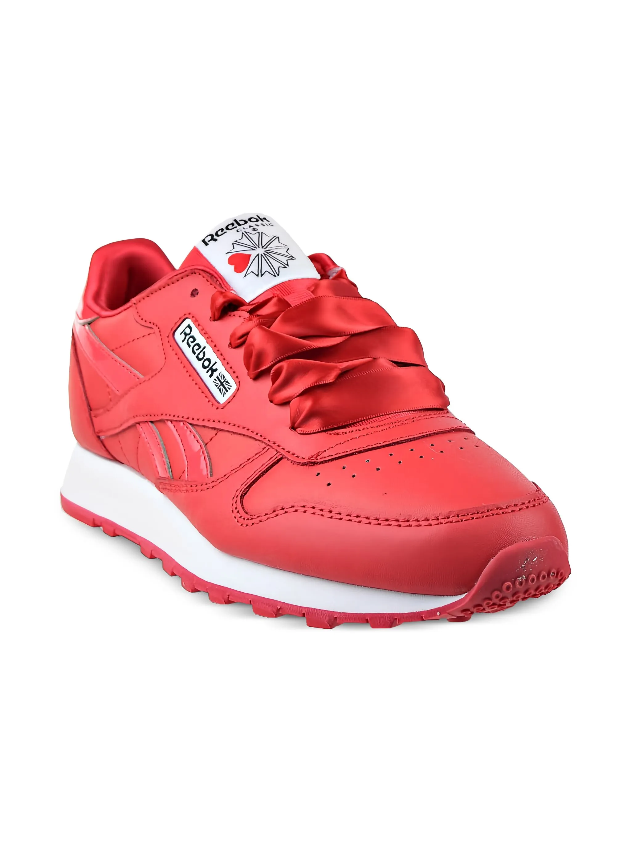 Кроссовки Classic Leather Vector Reebok Kids, красный — фото 3