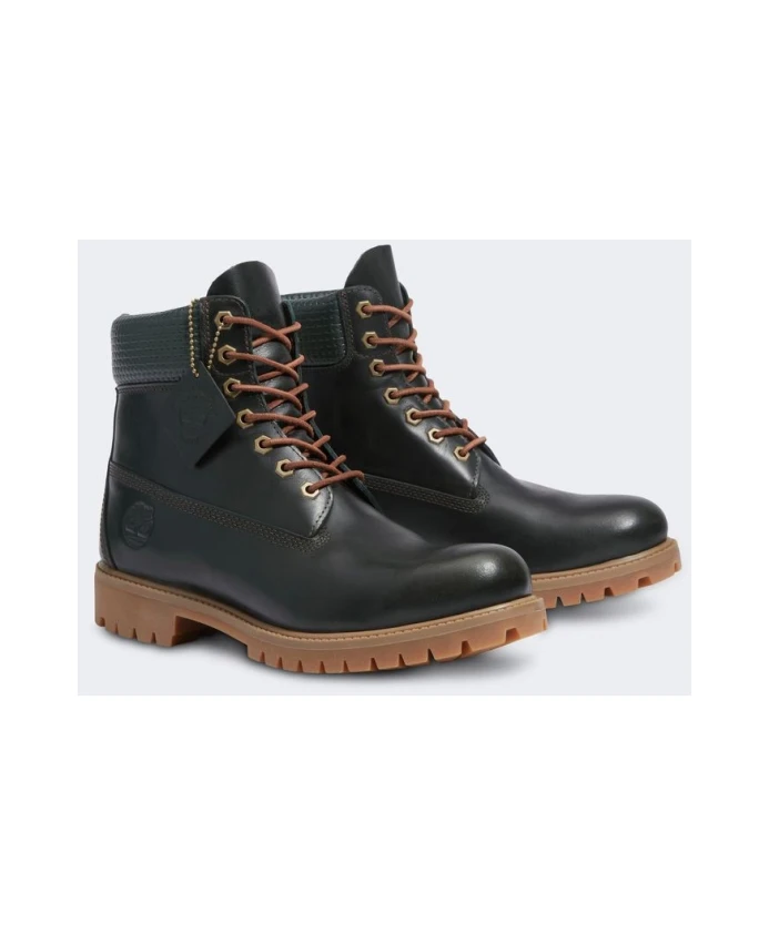 Мужские ботинки на шнуровке Timberland, зеленый — фото 4
