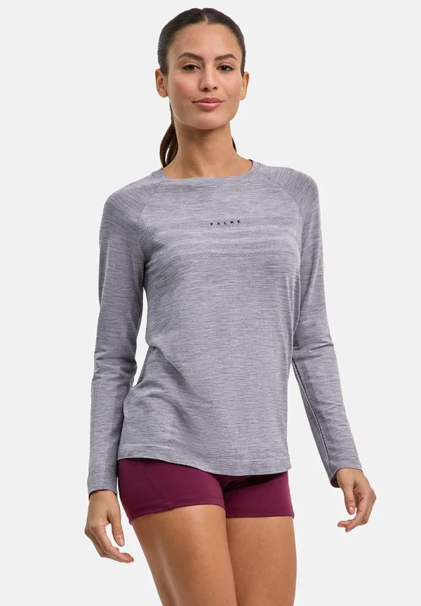 

Тренировочная футболка с длинными рукавами Falke, Grey-Heather, Серый, Тренировочная футболка с длинными рукавами Falke, Grey-Heather