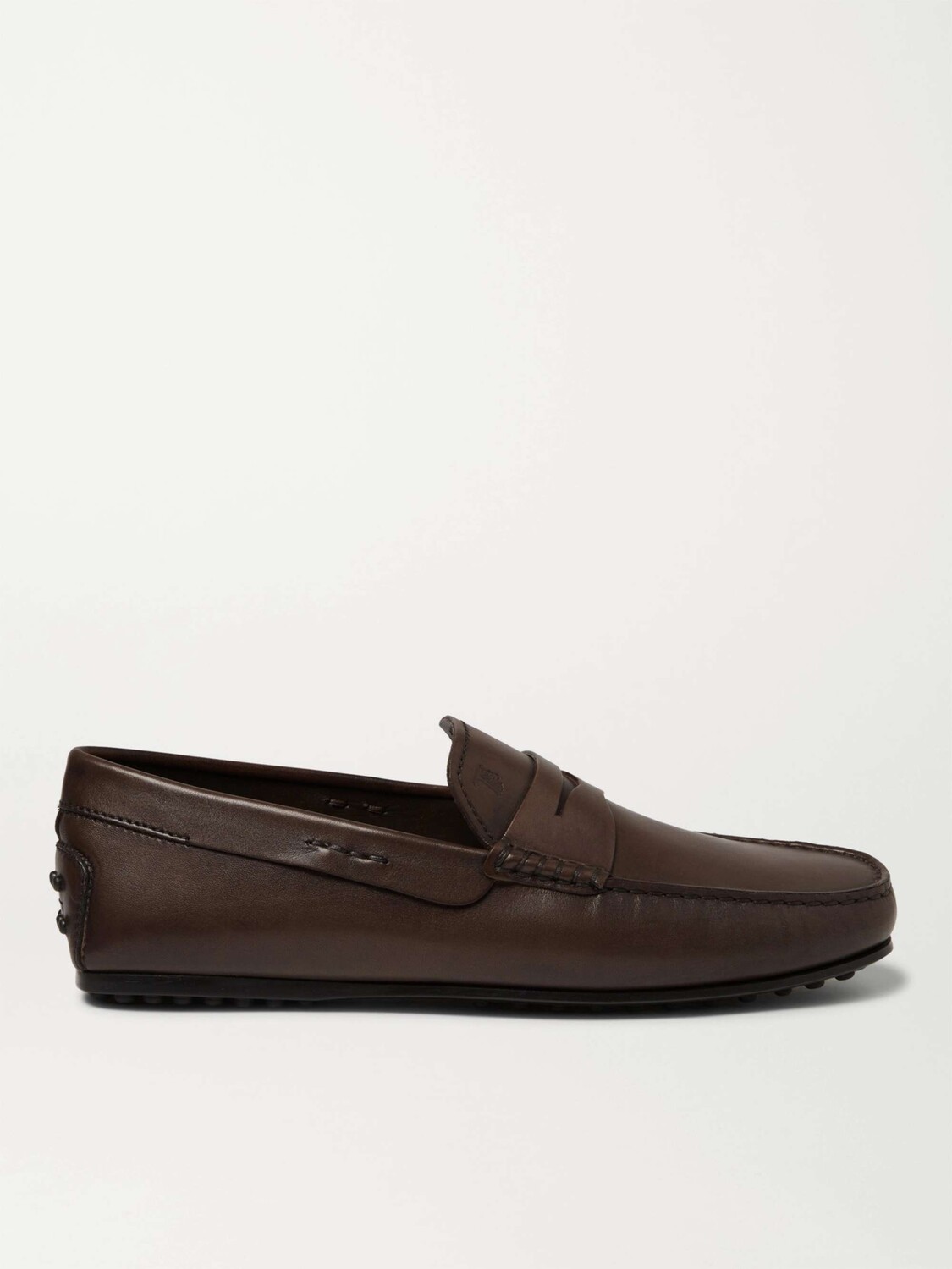 

Кожаные пенни-лоферы City Gommino TOD'S, коричневый