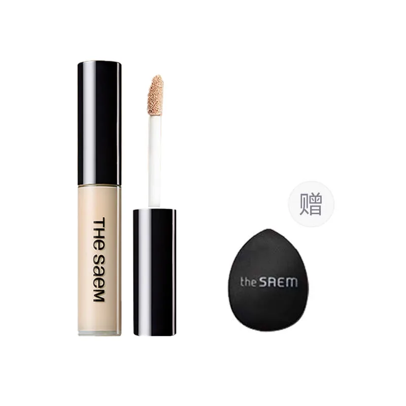 The Saem Стойкий сияющий консилер для коррекции тона кожи, 6,5 г, No.01 light beige (suitable for fair skin tones)