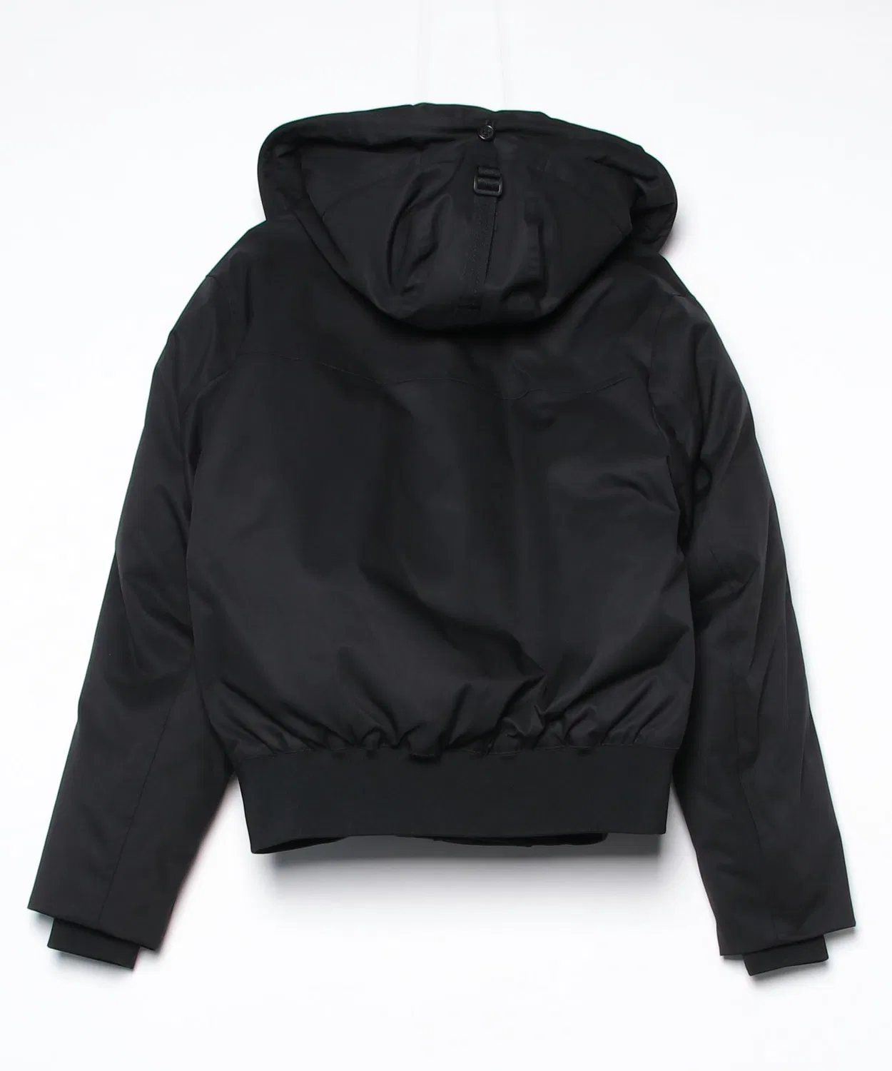 Куртка пуховая спортивная короткая Puffer Kaban Sport Jacket чёрная — фото 2