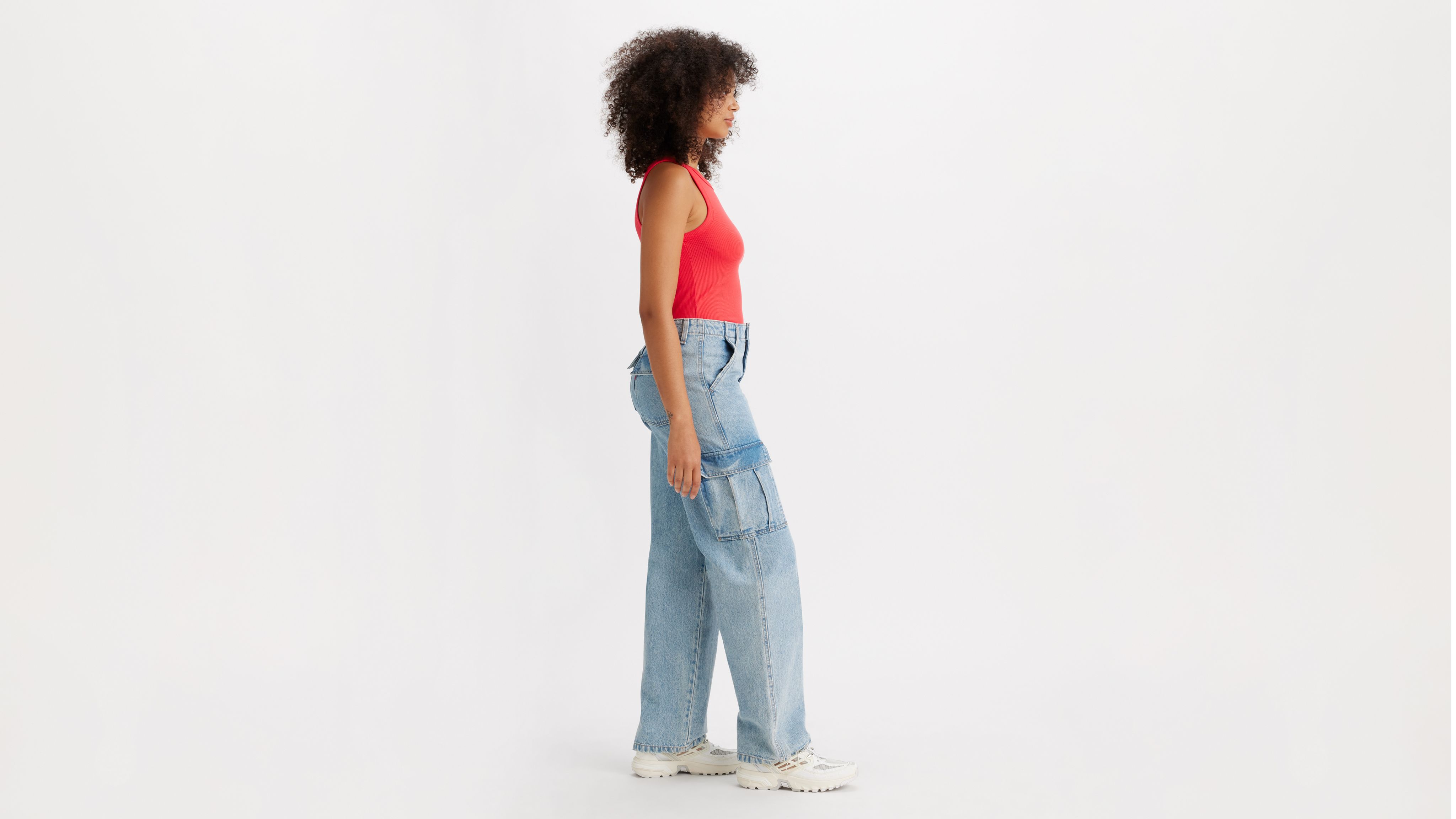 

94 Мешковатые брюки-карго Levi's, цвет Look At Me - Light Wash