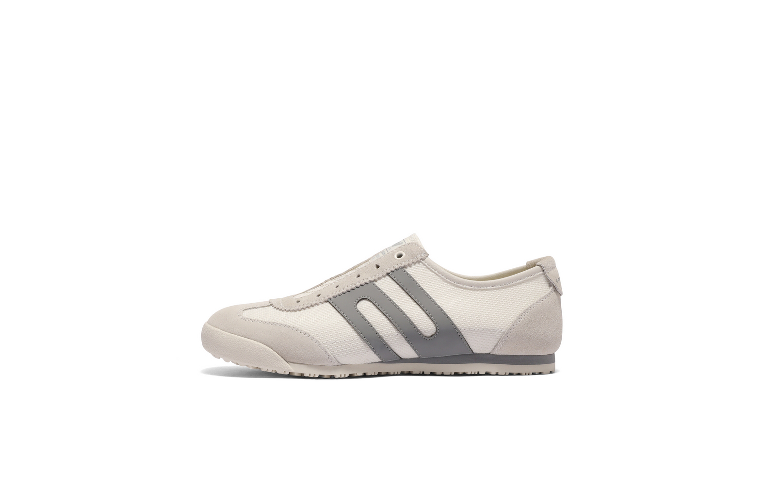 

BELLE Низкие повседневные мужские туфли экрю-серые, цвет Ecru/Gray