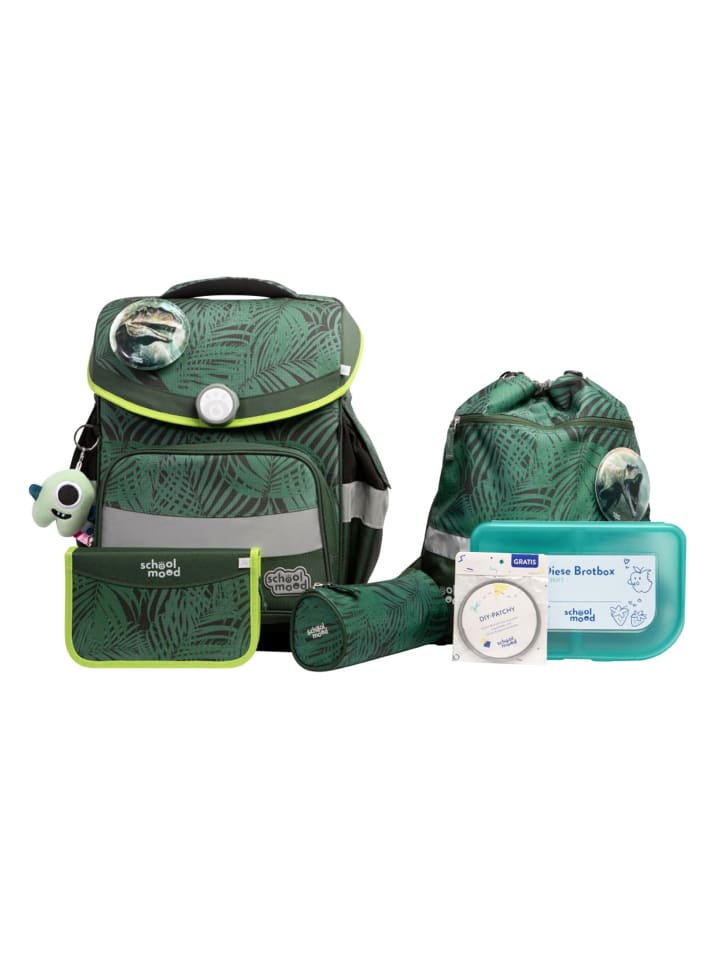 

SCHOOL-MOOD Набор школьных принадлежностей Timeless Pro из 7 предметов с изображением динозавров