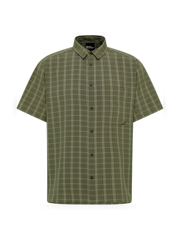 

Рубашка Meseta M зеленого цвета Jack Wolfskin