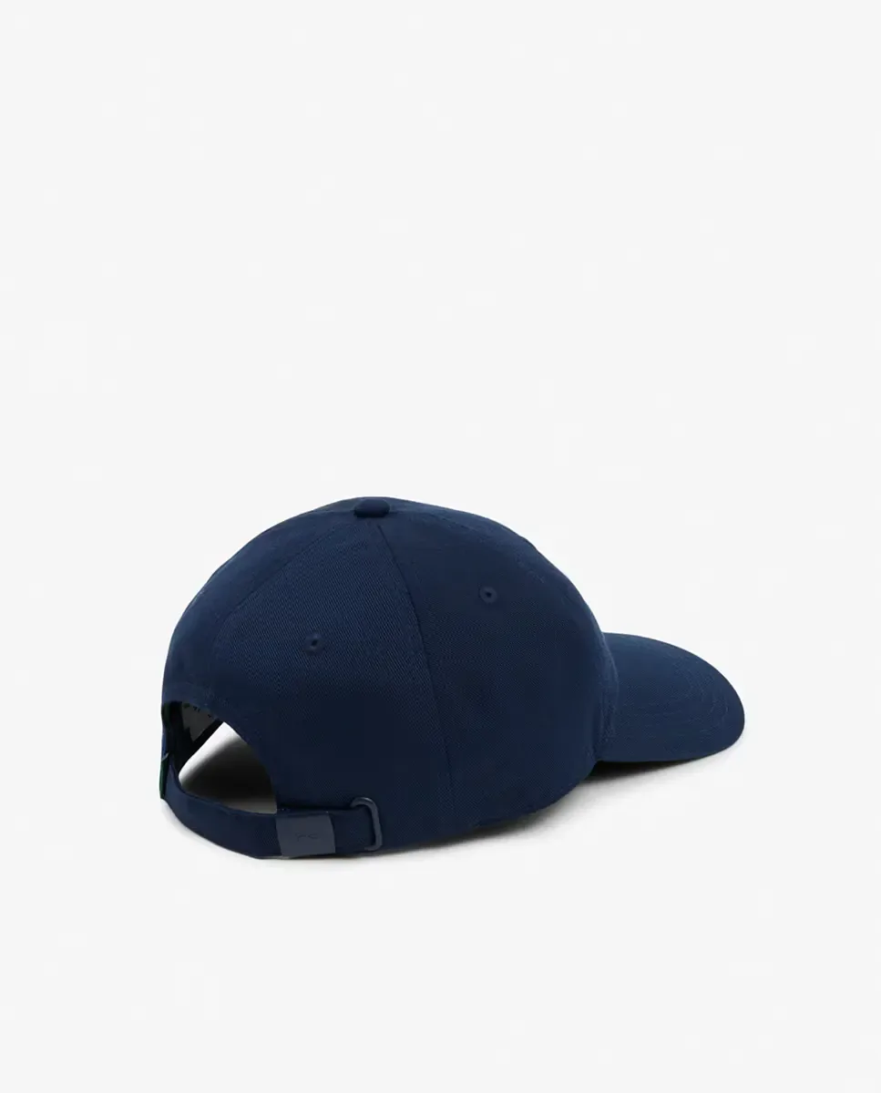 Кепка Lacoste из хлопковой саржи, темно-синий — фото 2