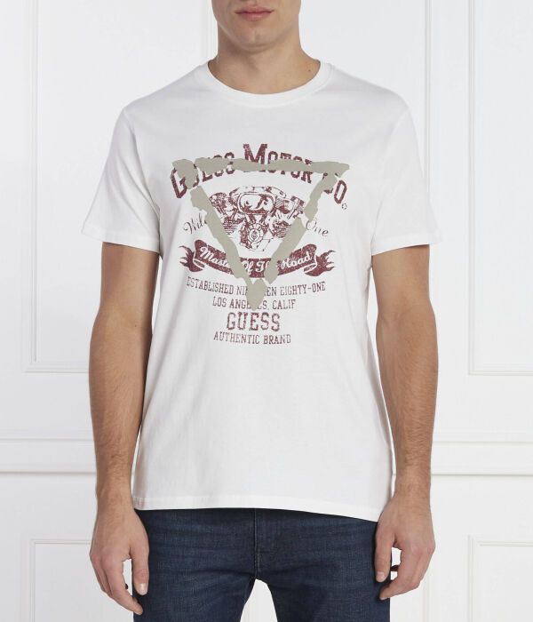 

Футболки Regular fit Guess Jeans, белый
