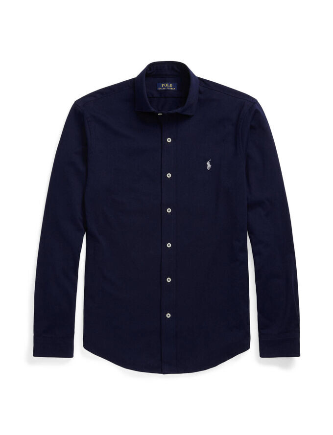 

Рубашка из джерси с длинными рукавами Polo Ralph Lauren, черный