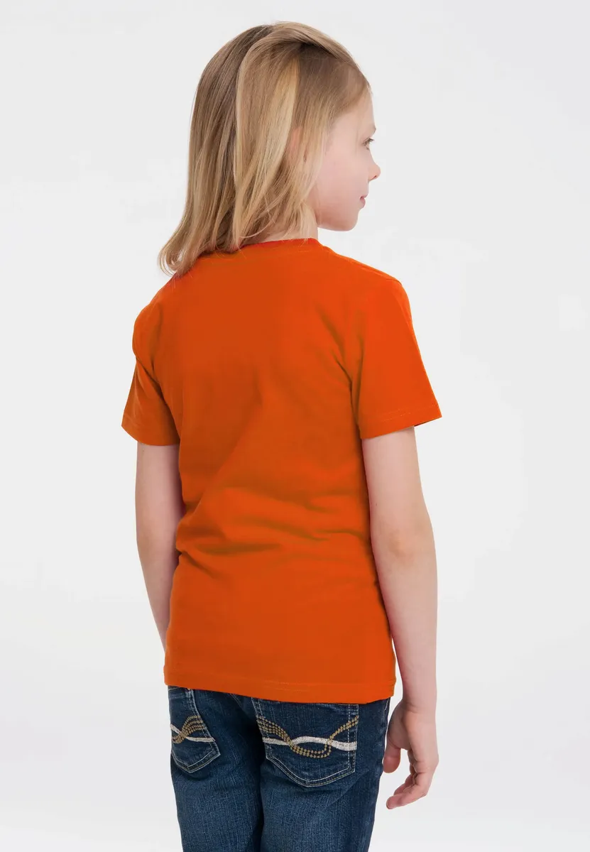Logoshirt Футболка "Мышка-Лицо" с классным принтом, цвет Orange — фото 4