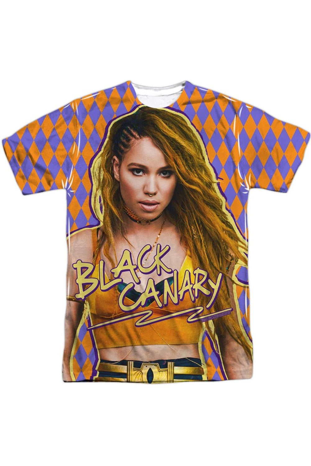 

Футболка с коротким рукавом для взрослых из полиэстера Birds Of Prey Black Canary Gildan
