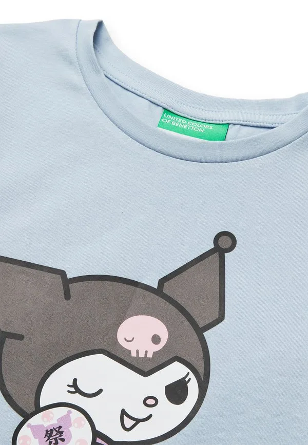 Футболка с принтом hello kitty от kuromi United Colors Of Benetton, Blue — фото 3