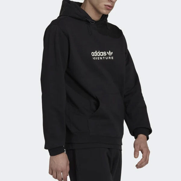 Толстовка adidas originals Adventure Hoodie 'Black', черный — фото 4
