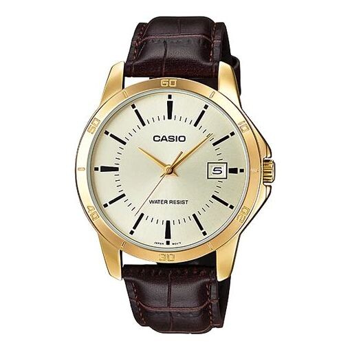 

Часы CASIO DRESS Serieses Men'ses Red Quartz Waterproof Red Strap Mens Red Analog, красный