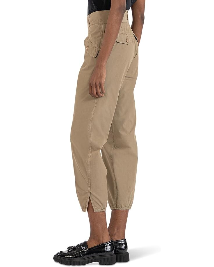 

Брюки KUT from the Kloth Sadie Slit Hem Flap Pockets Pants, цвет Stone