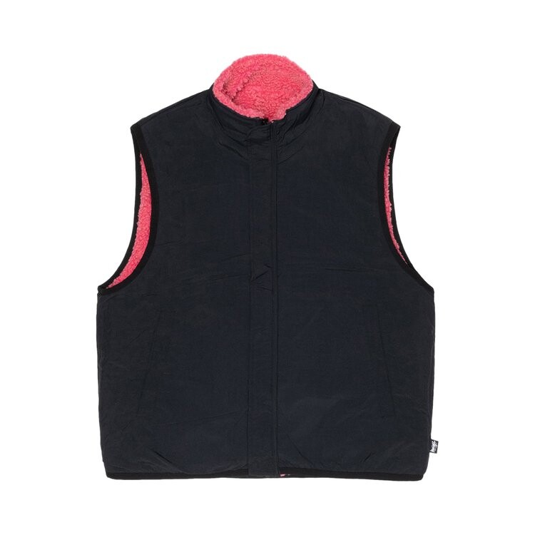 Жилет Stussy Sherpa Reversible Vest, разноцветный — фото 3