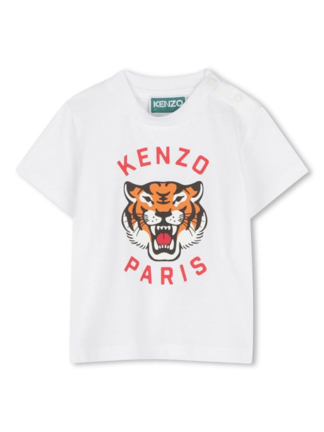 

Kenzo Kids футболка с графичным принтом, белый