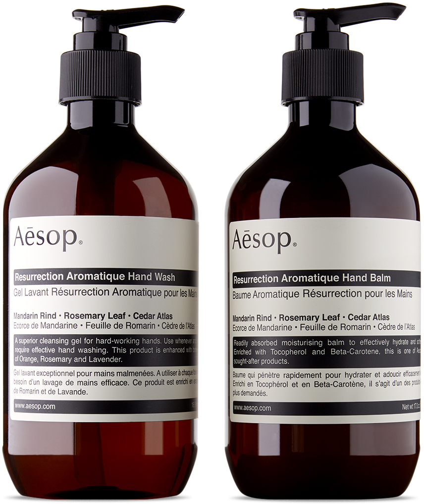 

Набор для ухода за руками Resurrection Hand Care Duet, 500 мл Aesop