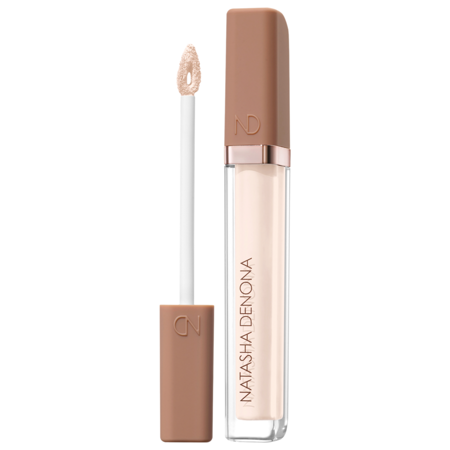 

Hy-Glam Осветляющая и увлажняющая сыворотка-консилер средней и плотной степени покрытия, предотвращающая скатывание. NATASHA DENONA, 0.25 oz /7.39 mL, N0.5