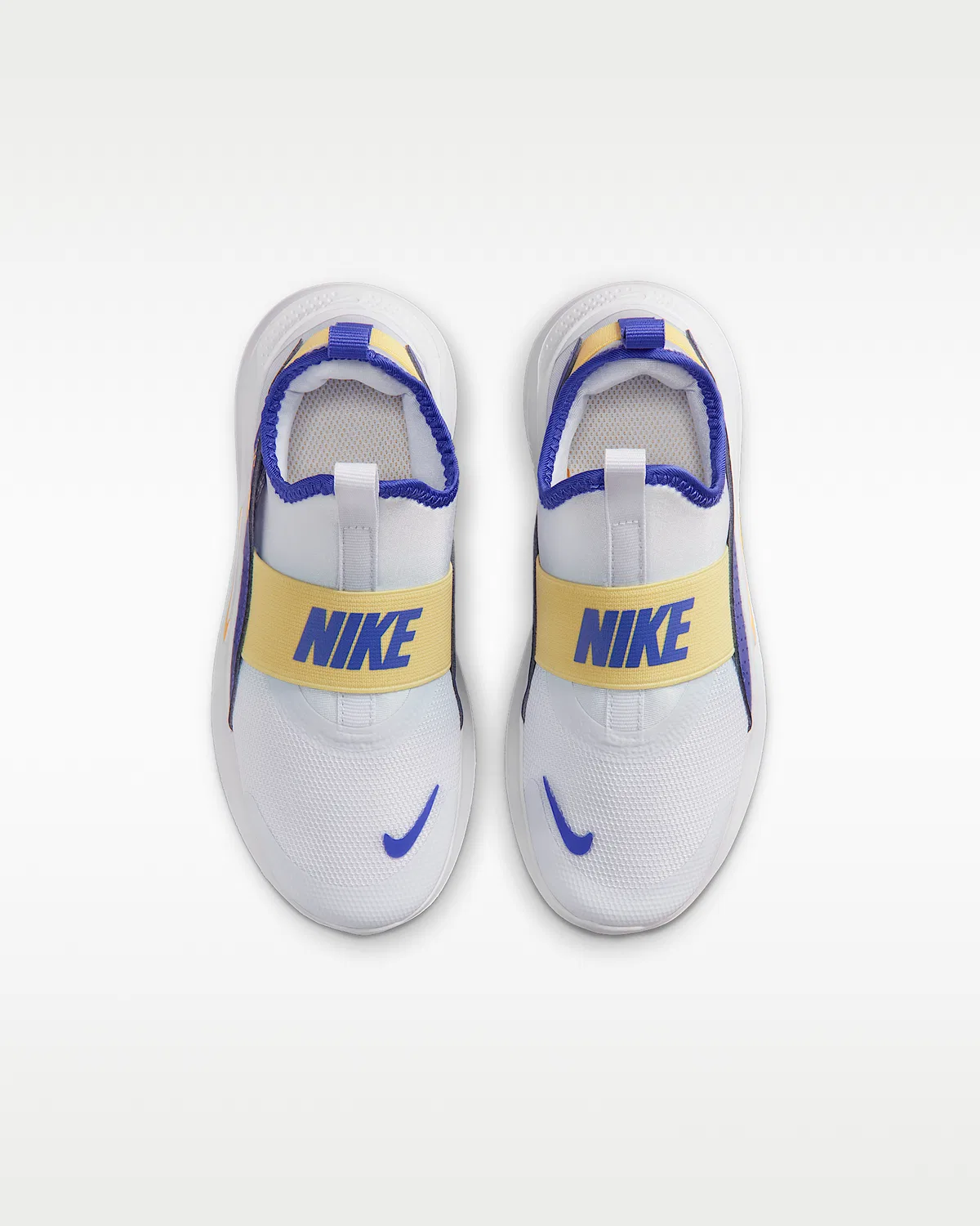 Детские кроссовки Nike Flex Runner 4 SE, Football Grey/Lapis/Soft Yellow/Laser Orange — фото 4